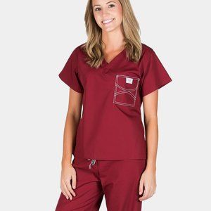 Blue Sky Women's Burgundy Top